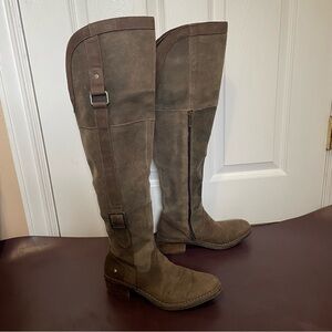 Neosens Leather and Suede Over the Knee Boots 7